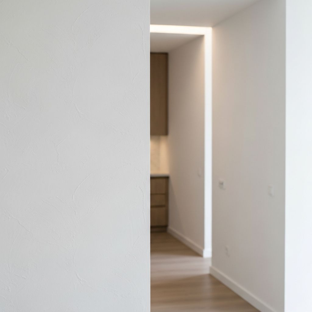 Professional plastering smooth wall finish